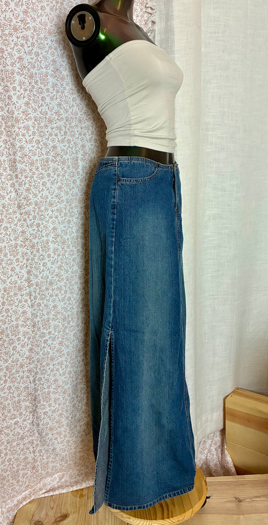 Angels Denim Maxi Skirt