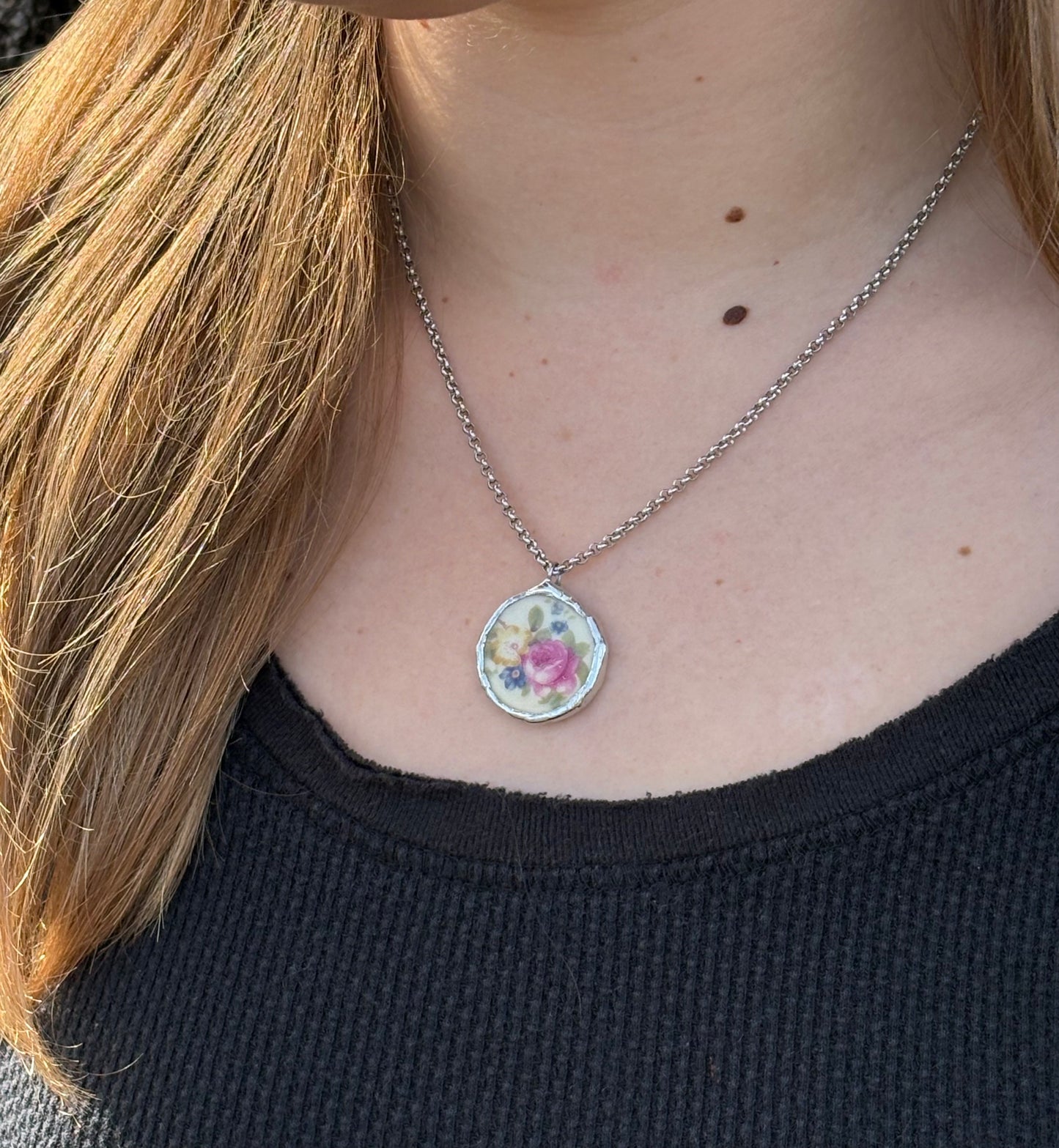 Charlotte Ceramic Pendant Necklace