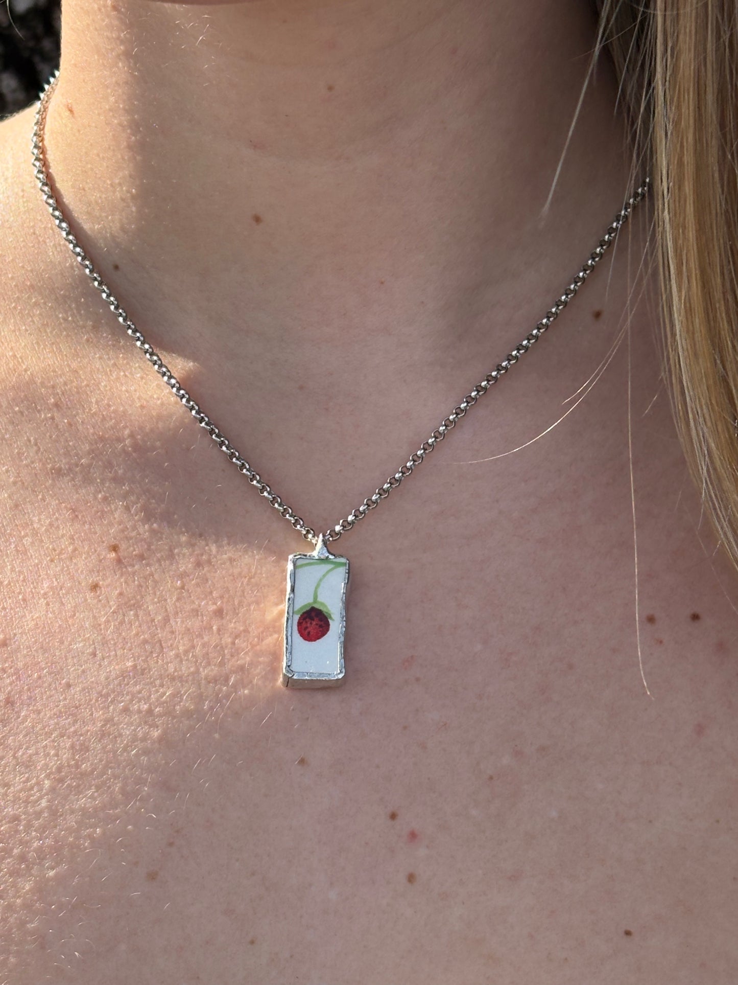 Mini Berry 2 Ceramic Necklace