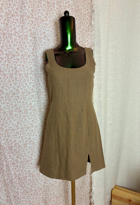 Tan/Taupe Mini Dress