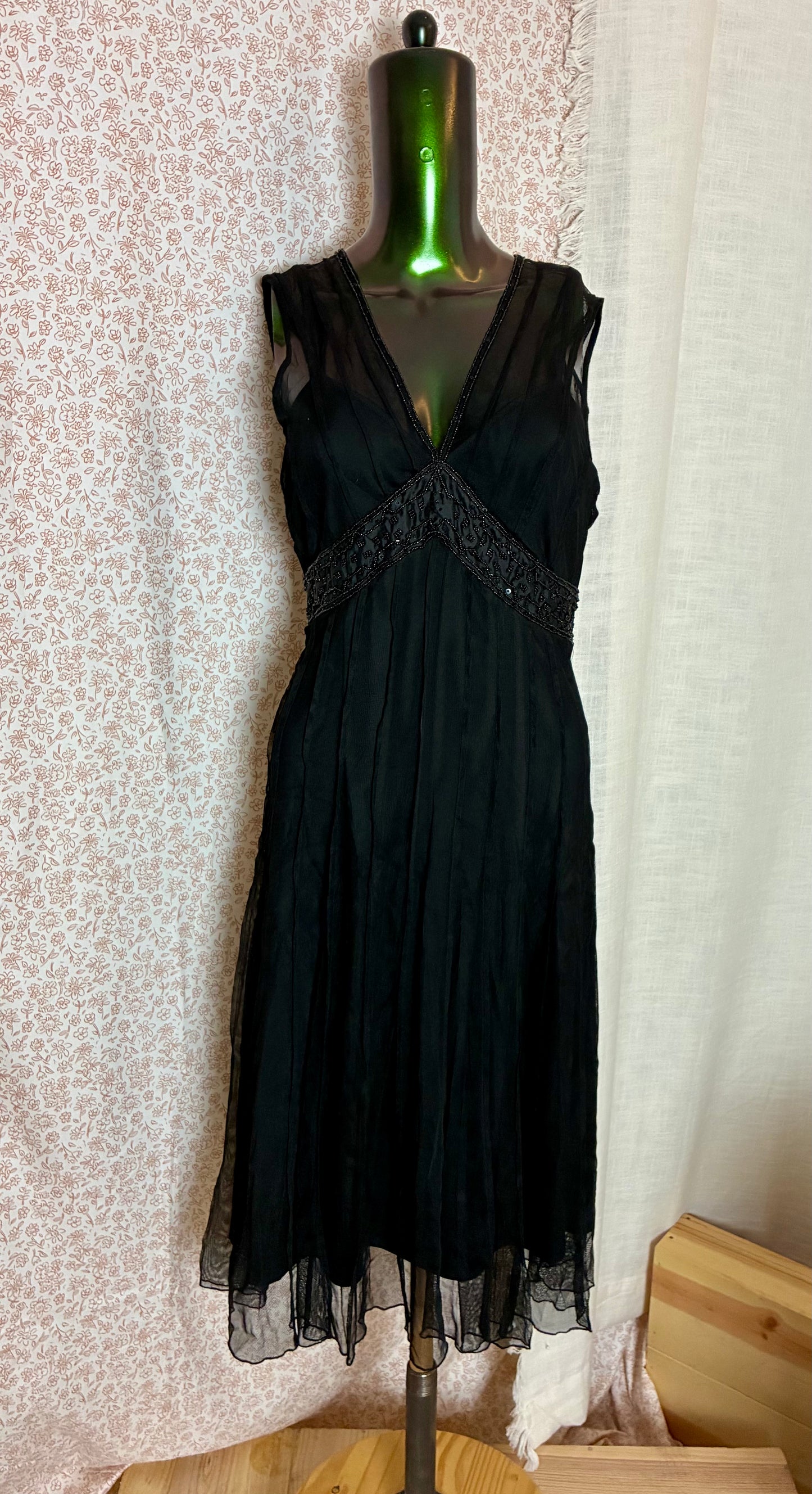 Black Beaded Dress