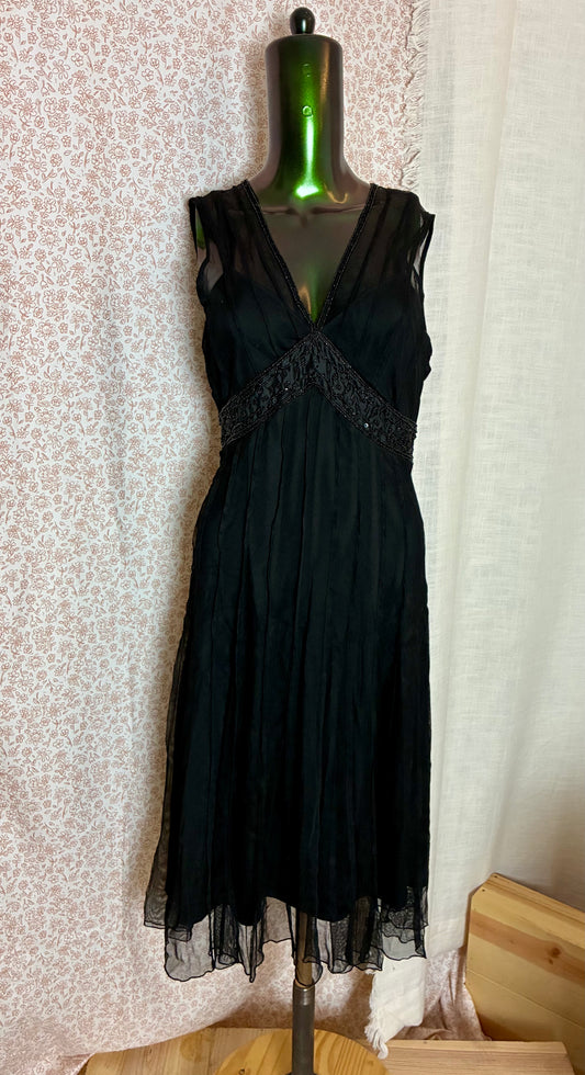 Black Beaded Dress
