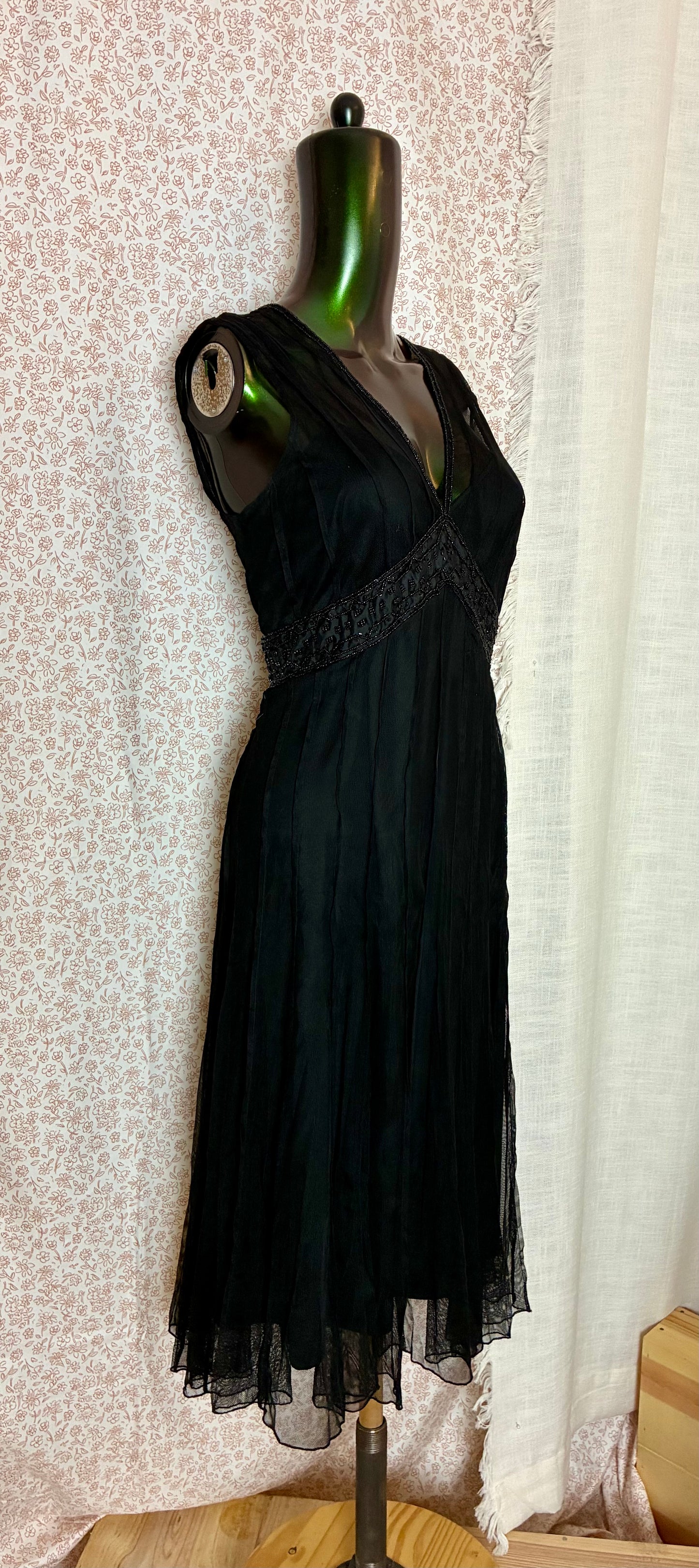 Black Beaded Dress