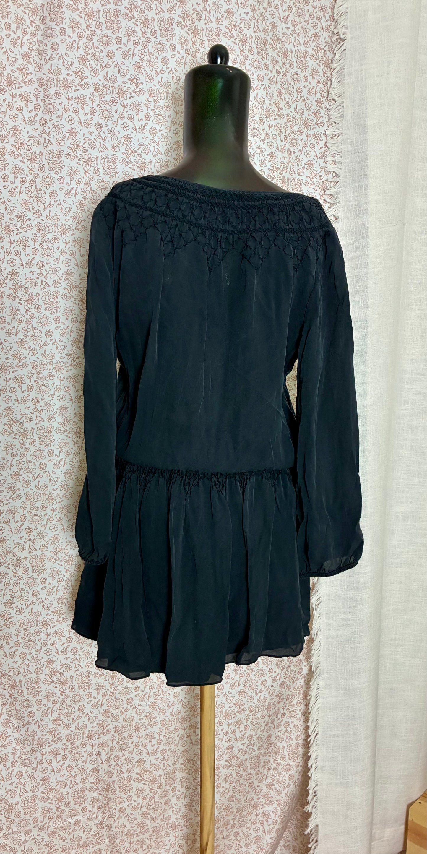 Washed Black Joie Long-Sleeve Dress