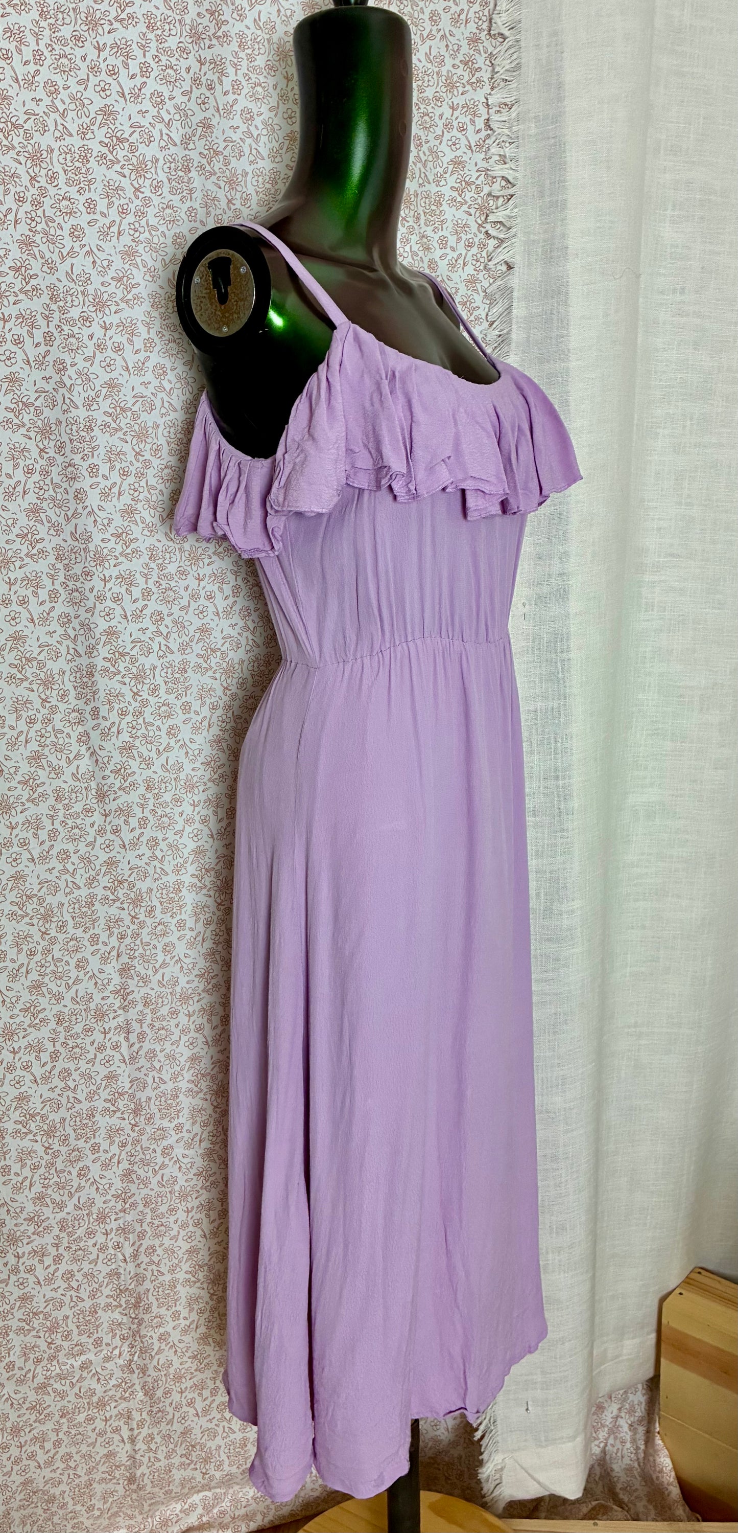 Lilac Midi Dress