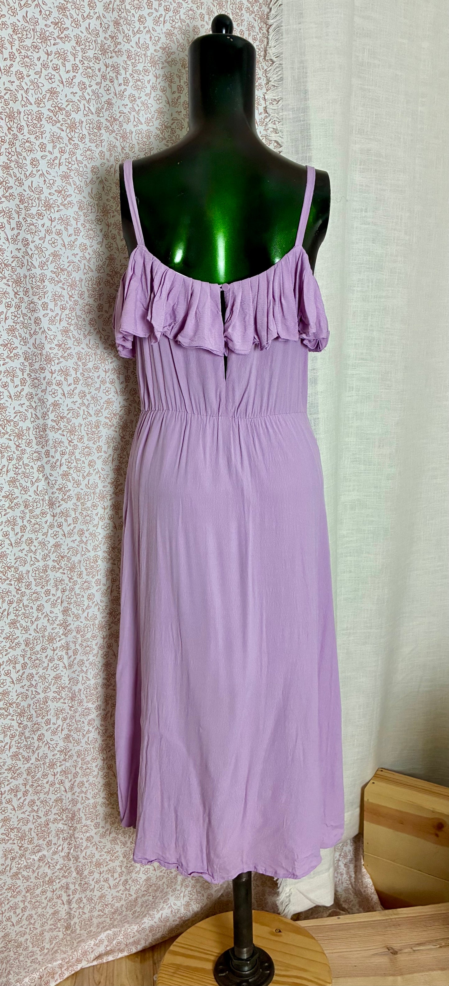 Lilac Midi Dress