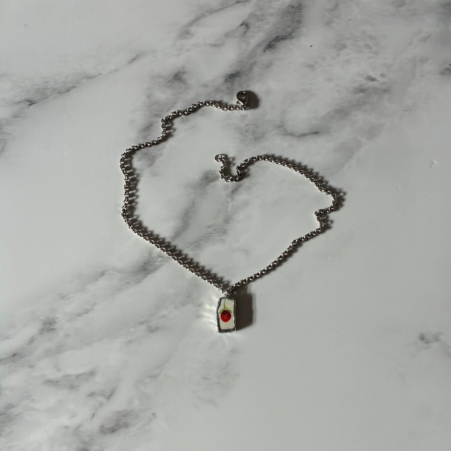 Mini Berry Ceramic Necklace