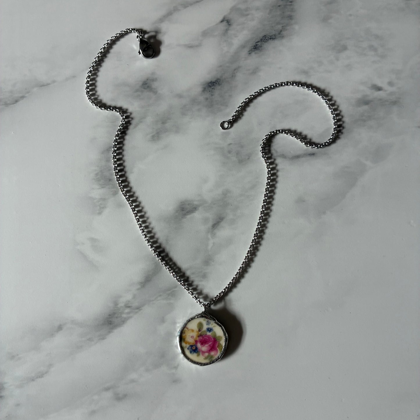 Charlotte Ceramic Pendant Necklace