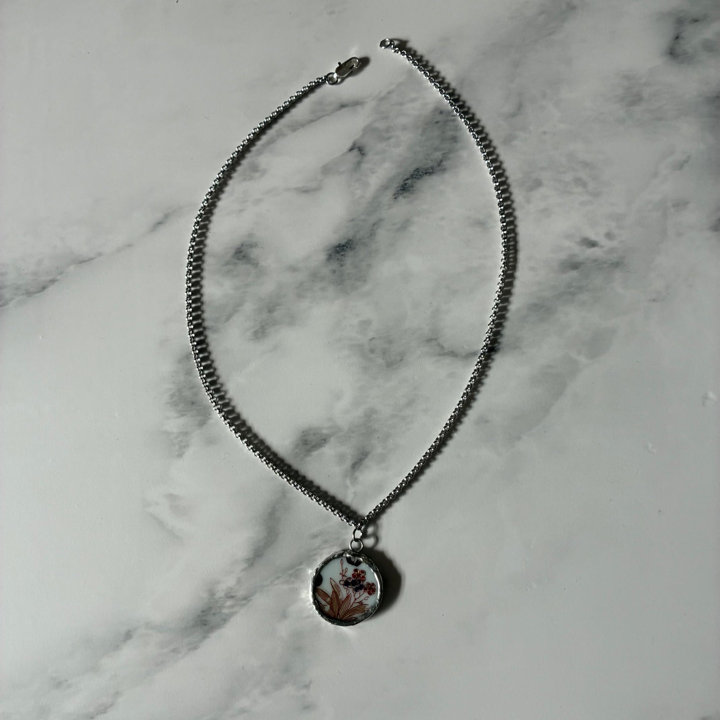 Flora 2 Ceramic Pendant Necklace