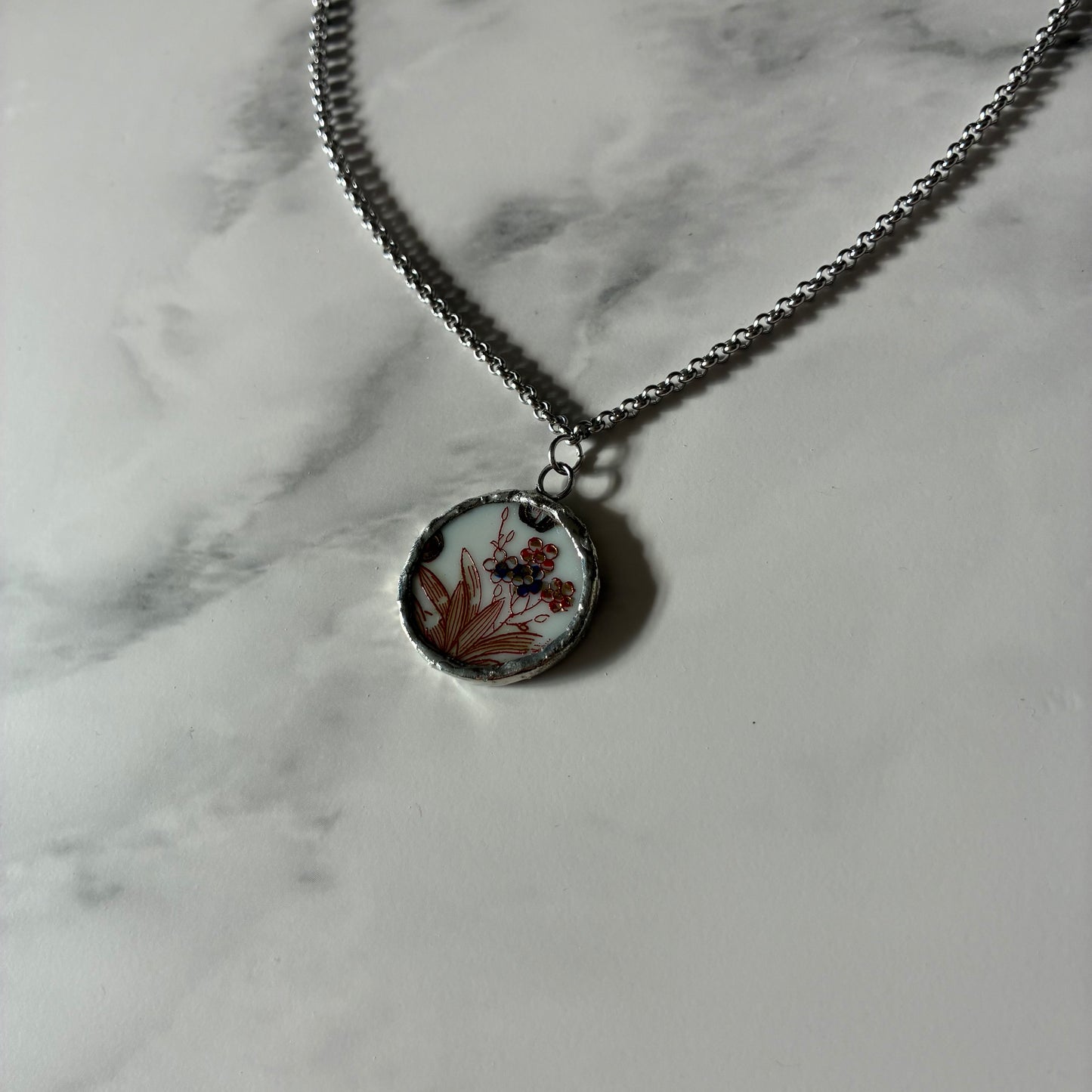 Flora 2 Ceramic Pendant Necklace
