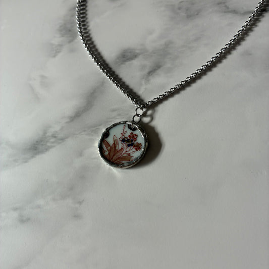 Flora 2 Ceramic Pendant Necklace