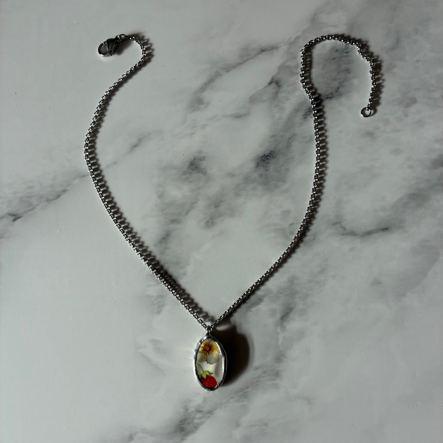 Hildie Ceramic Pendant Necklace