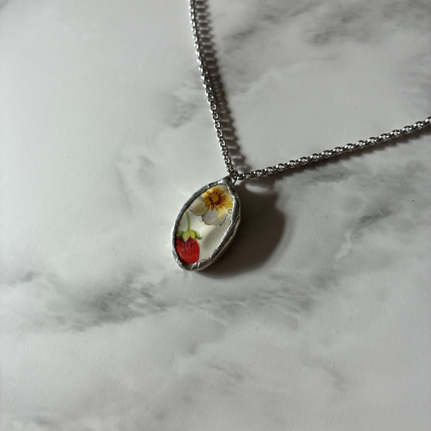 Hildie Ceramic Pendant Necklace