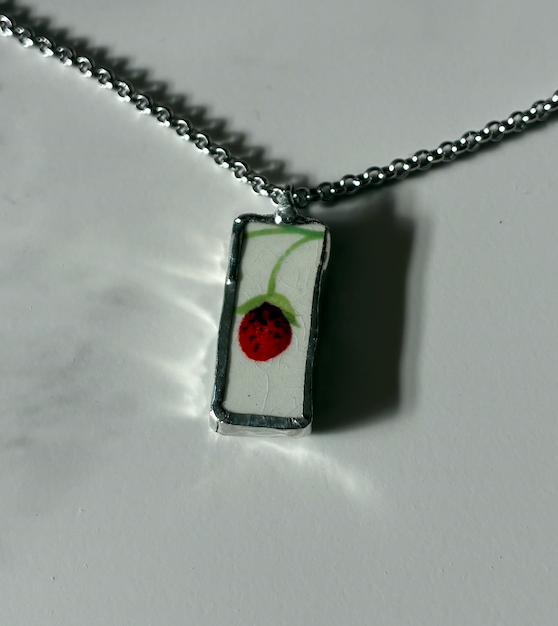 Mini Berry 2 Ceramic Necklace