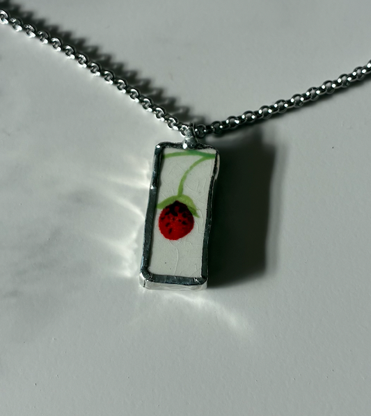 Mini Berry 2 Ceramic Necklace